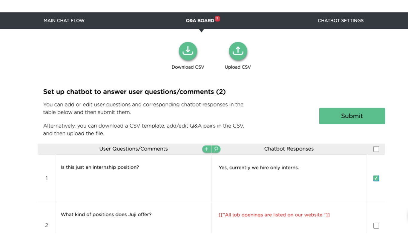 best chat design: use chatbot analytics dashboard to view dunanswered user questions and deliver best ai chat
