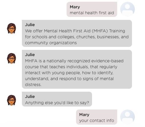 healthcare use case: chatbot as care information assistant