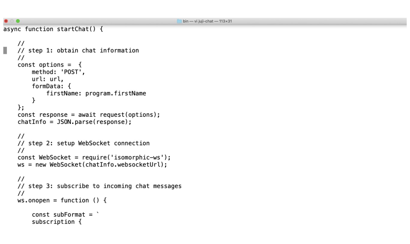 use Juji API to run a Juji chatbot in an application