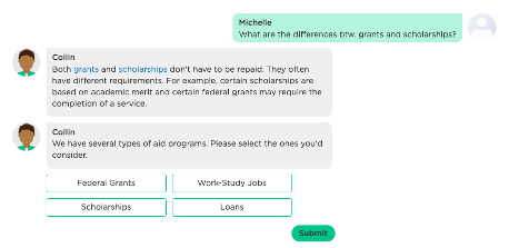 After a cognitive AI Conversational Chatbot Can Read People and Personalize Each Engagement itive AI assistant answers the user's question, the chatbot naturally tracks back to the original flow and carries on the conversation without losing the context.